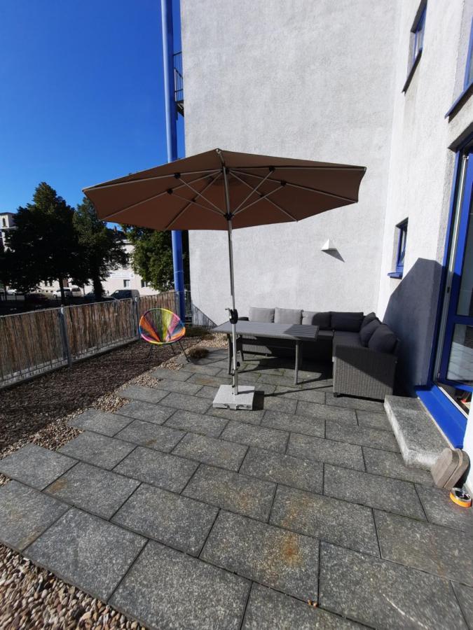 Fewo Mit "Dachterrasse" Im Blauen Palais Leipzig Luaran gambar